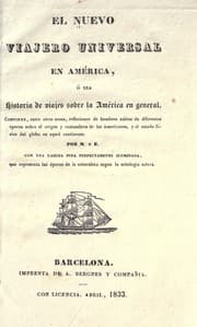 Tapa de El Nuevo viajero universal en América ...