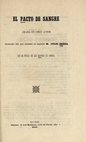 Tapa de El pacto de sangre