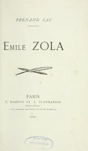 Tapa de Emile Zola