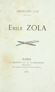 Tapa de Emile Zola