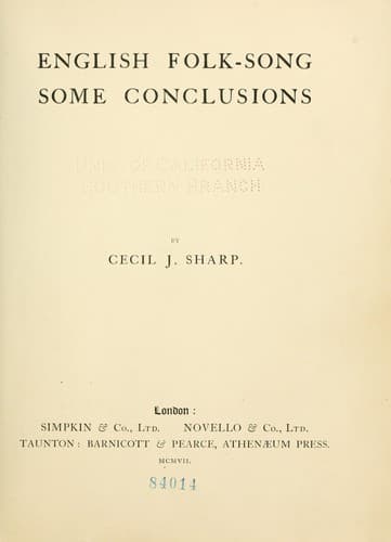Tapa de English folk song