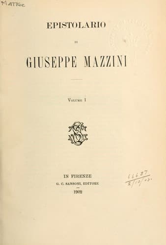Tapa de Epistolario