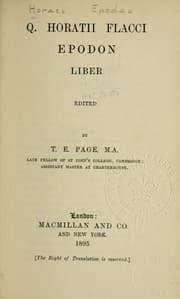 Tapa de Epodon liber
