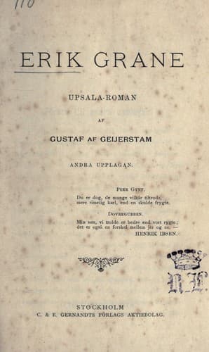 Tapa de Erik Grane