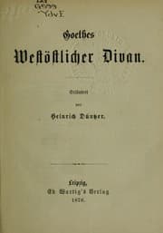 Tapa de Erläuterungen zu Goethes Werken