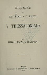 Tapa de Esboniad ar Epistolau Paul at y Thessaloniaid