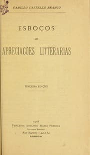 Tapa de Esboços de apreciações litterárias