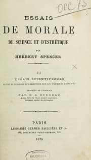 Tapa de Essais de morale, de science et d'esthétique