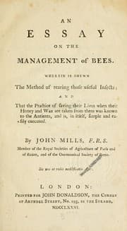 Tapa de An essay on the management of bees