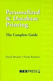 Tapa de Personalized & database printing