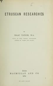 Tapa de Etruscan Researches