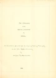 Tapa de The etymologies in the Servian commentary to Vergil