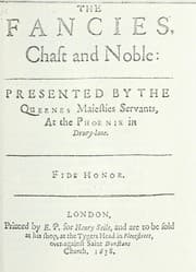 Tapa de The fancies, chast and noble