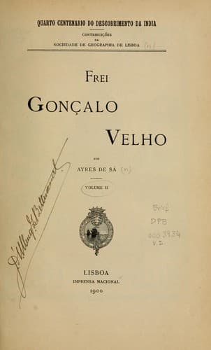 Tapa de Frei Gonçalo Velho
