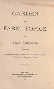 Tapa de Garden and farm topics