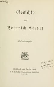 Tapa de Gedichte