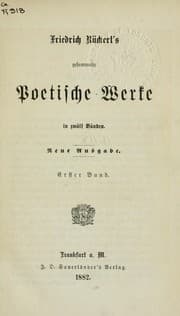 Tapa de Gesammelte poetische Werke