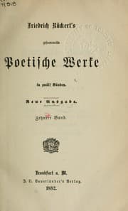 Tapa de Gesammelte poetische Werke