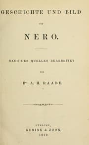 Tapa de Geschichte und Bild von Nero