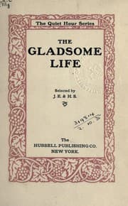 Tapa de The gladsome life