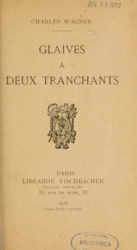 Tapa de Glaives à deux tranchants