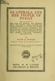 Tapa de Guatemala and her people of to-day