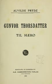 Tapa de Gunvor Thorsdatter til Haerø