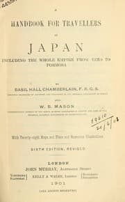Tapa de A handbook for travellers in Japan