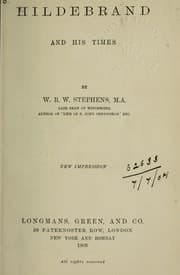 Tapa de Hildebrand and his times