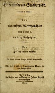 Tapa de Hildegunde und Siegbertsky