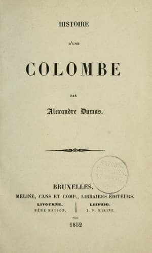 Tapa de Histoire d'une Colombe