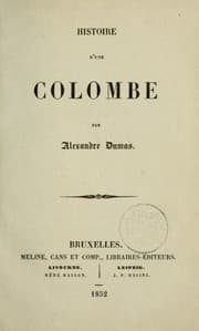 Tapa de Histoire d'une Colombe