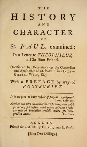 Tapa de The history and character of St. Paul
