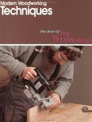 Tapa de Modern woodworking techniques