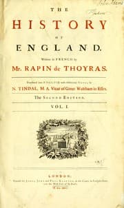 Tapa de The history of England