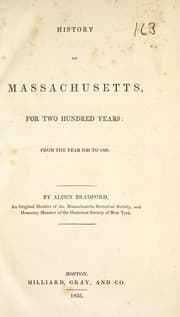 Tapa de History of Massachusetts, for two hundred years