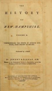 Tapa de The history of New-Hampshire