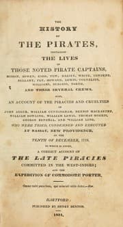 Tapa de The History of the pirates, containing the lives of those noted pirate captains, Misson, Bowen, Kidd, Tew, Halsey, White, Condent, Bellamy ...