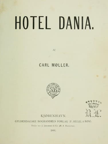 Tapa de Hotel Dania