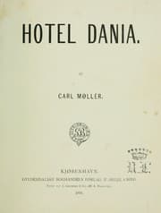 Tapa de Hotel Dania