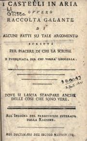 Tapa de I castelli in aria