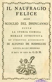 Tapa de Il Naufragio felice allo scoglio del disinganno