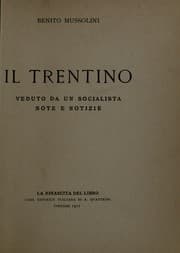 Tapa de Il Trentino, veduto da un socialista