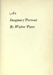 Tapa de An Imaginary Portrait (Collected Works of Walter Pater)