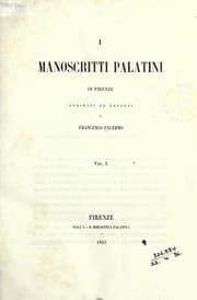 Tapa de I manoscritti Palatini di Firenze