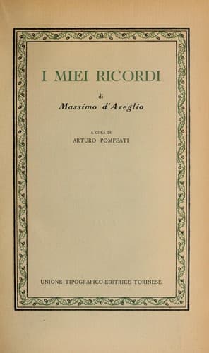Tapa de I miei ricordi