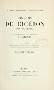 Tapa de In C. Verrem orationes =