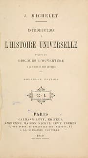 Tapa de Introduction à l'Histoire universelle
