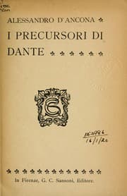 Tapa de I precursori di Dante