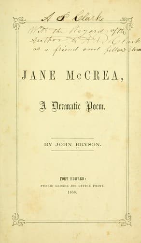 Tapa de Jane McCrea